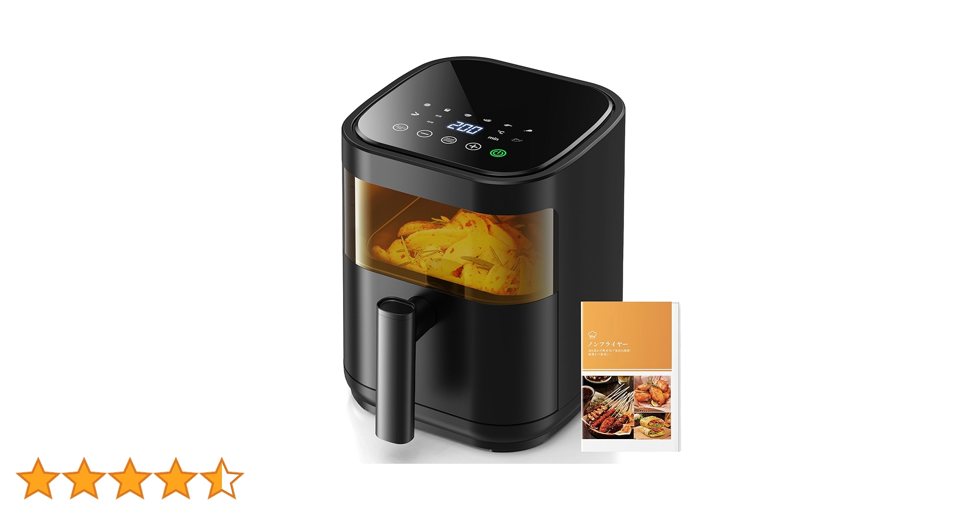 Amazon.co.jp: ノンフライヤー 3L 電気フライヤー ノンオイル